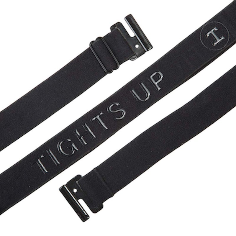 TIGHTS UPÂ® Adjustable, No Show, Flat Buckle, Invisible Elastic Belt. Stretch Belt for Women and Men - Black Plus Belt - Image 2